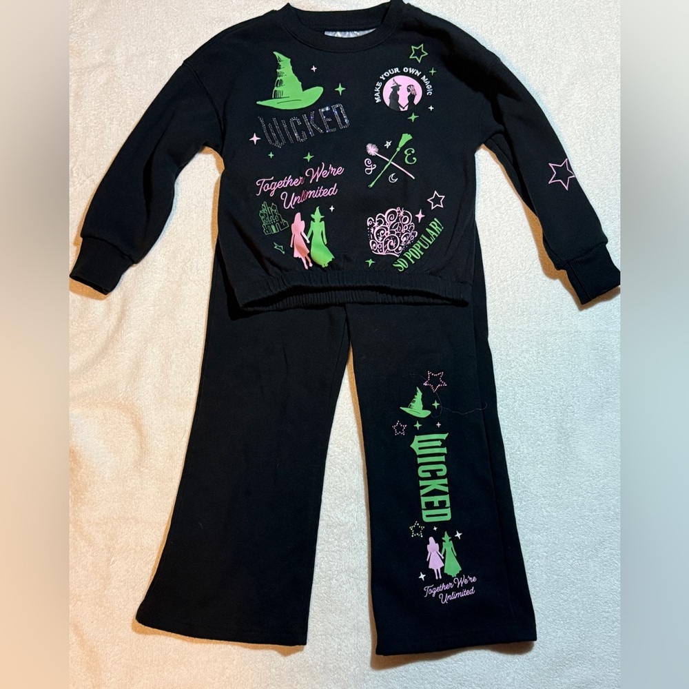 Black Wicked lounge set for girls